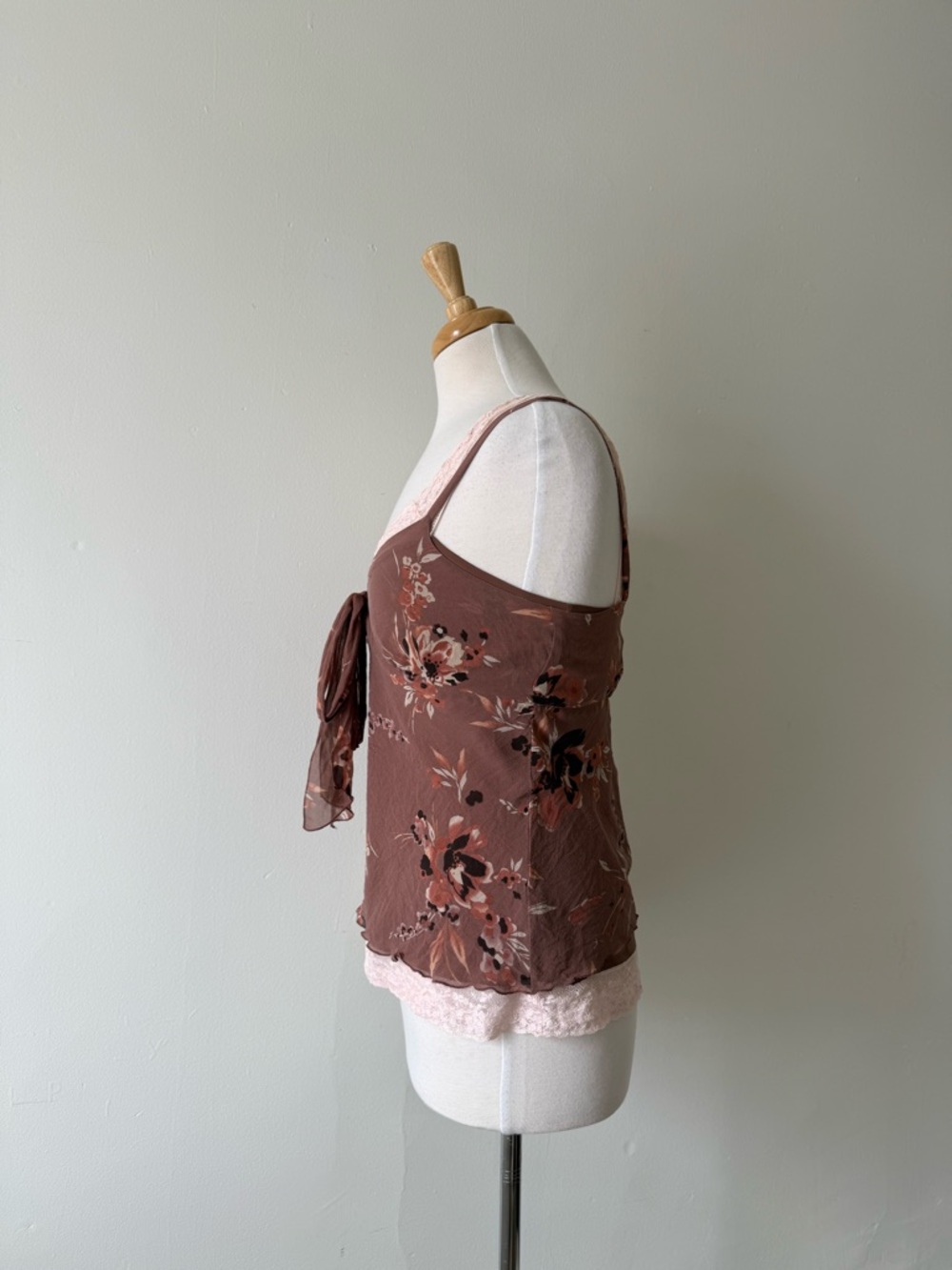 Banana Republic Silk Blend Floral Camisole Top Size 4 - Picture 5 of 9